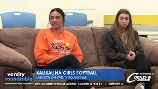 Varsity Roundtable Kaukauna softball [upl. by Aikat]