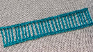 Hand Embroidery Ladder Stitch [upl. by Cornelie]