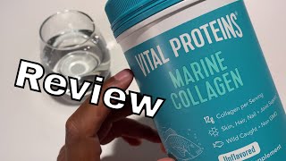 Vital Proteins Marine Collagen Peptides Review and Taste Test [upl. by Moynahan654]