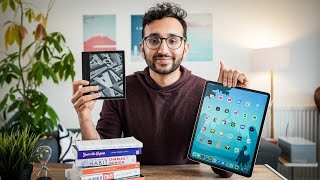 My Favourite Tech for Reading Books  Kindle vs iPad vs Books vs Audiobooks [upl. by Jary]