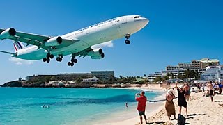 INSANE PLANESPOTTING Maho Beach Saint Maarten Princess Juliana Intl Airport SXM  FULL 1080p HD [upl. by Eadahc933]