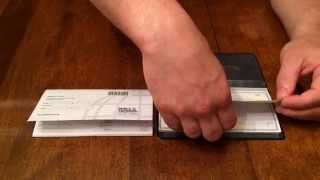 How To Use A Checkbook Cover  Ben Wynkoop [upl. by Showker]