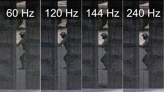 Slow motion 240Hz vs 144Hz vs 120Hz vs 60Hz  CSGO [upl. by Inaja678]