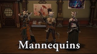 FFXIV Mannequins  How They Work [upl. by Yenterb685]