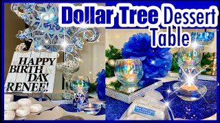 EASY DIY DOLLAR TREE DESSERT TABLE [upl. by Trueblood]