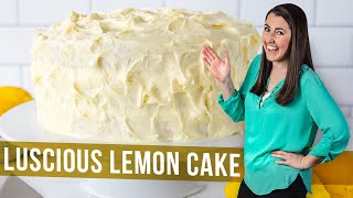 How to Make Luscious Lemon Cake [upl. by Boehike8]