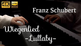 Schubert  Wiegenlied Lullaby  Piano Solo  【4K  HiRes Audio】 [upl. by Adelice]