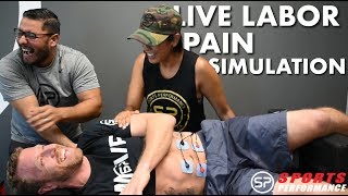 EP015 Live Labor Pain Simulation  The Sports Performance Podcast [upl. by Landon]