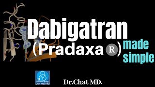 Dabigatran Pradaxa Mechanism of action 【USMLE Biochemistry】 [upl. by Theresita]