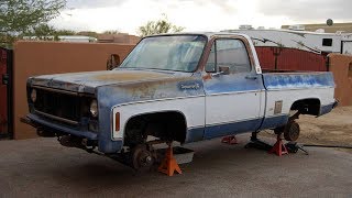 1979 Chevrolet Cheyenne Super 10 350 Restoration Project [upl. by Hamnet]