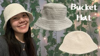 Quick amp Easy Crochet Bucket Hat Tutorial [upl. by Edlyn172]