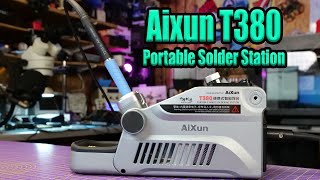 Aixun T380 Portable Pro Solder Station  Battery Or USB C Powered [upl. by Anaxor]