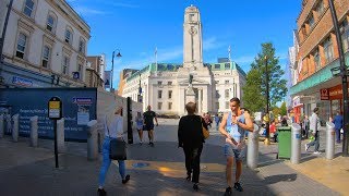 Walking Luton England  Town Centre Bury Park amp Wardown Park [upl. by Akimihs]