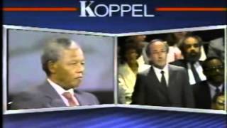 1990 Town Hall Meeting With Nelson Mandela New York USA [upl. by Doralia857]