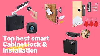 Top best smart Cabinet lock amp Installation [upl. by Becky]