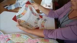 TensistersTV demos Double Wedding Ring by Quiltsmart [upl. by Winthrop]