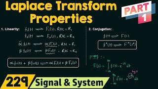 Properties of Laplace Transform Part 1 [upl. by Riannon472]