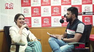 Prayaga Martin  Red Carpet  RJ Mike  Red FM Malayalam [upl. by Hannaoj]