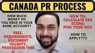 Canada PR Process  Canada Express Entry Step By Step Process  Canada PR Requirements [upl. by Stiegler]