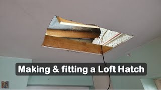 Finally fitting a custom Loft Hatch  Access Panel [upl. by Nilo]