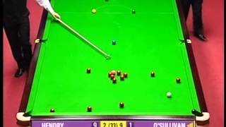 2004 World Snooker Championship SF Ronnie OSullivan vs Stephen Hendry Session 2 BBC [upl. by Rdnaskela]