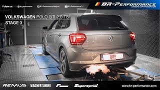 Volkswagen Polo A0 GTI 20 TSI  Stage 3 By BRPerformance  FLAMES [upl. by Hannibal]