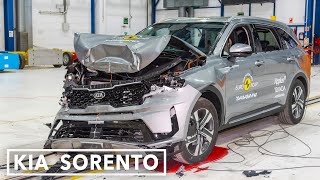 KIA SORENTO Crash Test  REALLY Safe SUV [upl. by Kcirb380]