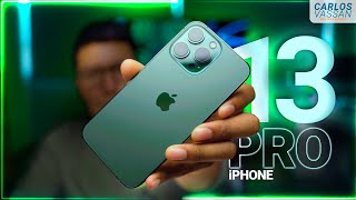 iPhone 13 Pro ALPINE GREEN  Unboxing en Español [upl. by Radu778]