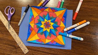 Art Challenge 3 Radial Symmetry [upl. by Anivahs363]