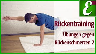 Rückentraining für zuhause ohne Geräte Teil 2 [upl. by Ardaid693]