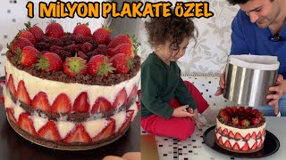 1 MİLYON PLAKETE ÖZEL YAŞ PASTA TARİFİ [upl. by Elsbeth342]