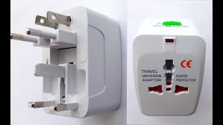 Universal International Travel Plug Adapter with 2 USB Ports [upl. by Rikahs945]