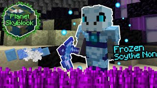 Frozen Scythe Non  Planet Skyblock  Hypixel Skyblock [upl. by Douty]