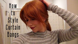 How to Style Curtain Bangs [upl. by Milo248]