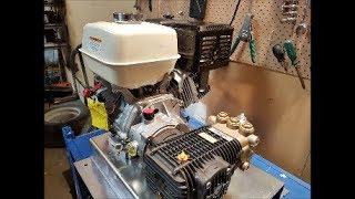 How to install a pressure washer pump to honda GX390 [upl. by Cornish]