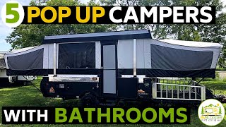 5 Best Pop Up Campers with a Bathroom [upl. by Keram]