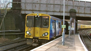 Half an Hour at 216  Birkenhead North Station 1022017  Class 507 508 terminus [upl. by Annaerdna]