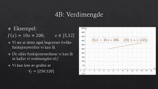 1P  Definisjonsmengde og verdimengde [upl. by Kosaka]