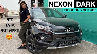 2021 Tata Nexon DARK EDITION  Top Model Review [upl. by Schroeder]