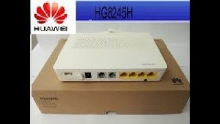 Huawei EchoLife HG8245H GPON ConfigurationDATAVOICE N WIFI [upl. by Celestine]