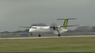 airBaltic Dash Q400 First Flight [upl. by Animrac328]