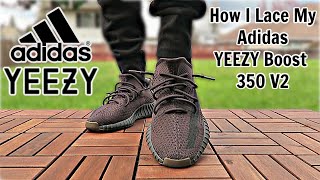 How I Lace My Adidas Yeezy Boost 350 V2 [upl. by Aileen863]