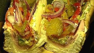 How To Make A PHILLY Italian HOAGIE From Home Philly SUB Sandwich Recipe [upl. by Samara]