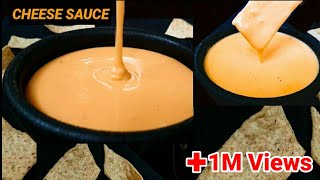 EASY HOMEMADE CHEESE SAUCE RECIPE  NACHO CHEESE SAUCE RECIPE  How To Make Nacho Cheese Sauce [upl. by Madelin12]