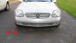 PART 4 Mercedes R170 SLK230 Facelift Halo Projector Headlights Install [upl. by Kurth]