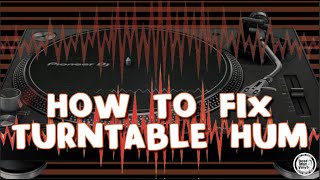 Fix Your Turntable Hum Troubleshooting Record Player Grounding Issues [upl. by Naitsihc169]