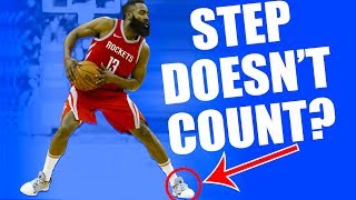 0 Step James Harden Step Back Travel Explained [upl. by Nomrac]