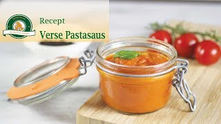 Pastasaus maken met verse tomaten  Tomatensaus recept [upl. by Aubin527]