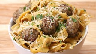 OnePot Swedish Meatball Pasta [upl. by Noella]