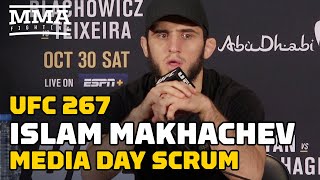 Islam Makhachev Says Tony Ferguson Didn’t Respond To Fight Offer ‘He’s Finished  UFC 267 [upl. by Aronle255]